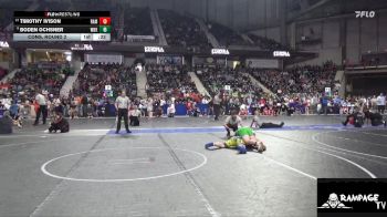 150 lbs Cons. Round 2 - Timothy Ivison, Rams vs Boden Ochsner, Wichita Blue Knights