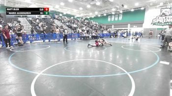 165 lbs Cons. Semi - Matt Blek, Claremont vs Mario Alvaradejo, Hillcrest