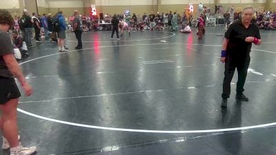 55 lbs Final - Presley Shaver, Not Plain Jane's - Purple vs Myra Shannon, Florida Elite Wrestling