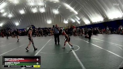 68 lbs Round 1 (10 Team) - Maxtyn Hallowell, Rising Kingz Black vs Garrett Raley, Brawler Elite