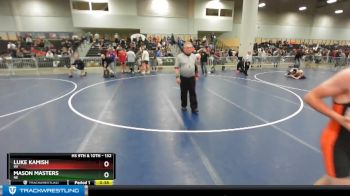 132 lbs Cons. Round 5 - Mason Masters, NE vs Luke Kamish, WI