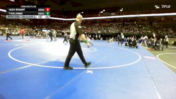 190 Class 3 lbs 3rd Place Match - Alex Bogart, McDonald County vs Tyce Jones, Marshfield