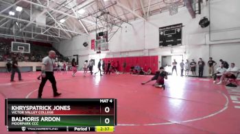 157 lbs Cons. Round 3 - Balmoris Ardon, Moorpark CCC vs Khryspatrick Jones, Victor Valley College