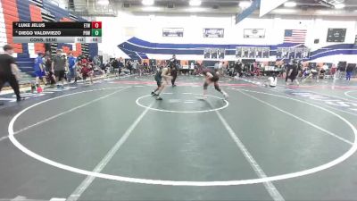 150 lbs Cons. Semi - Diego Valdiviezo, Poway vs Luke Jelus, Etiwanda