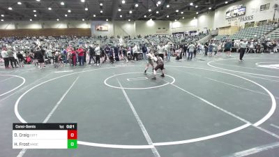 Consolation - David Craig, Cottage Grove WC vs Hunter Frost, Anderson Attack WC