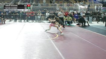 100 lbs Cons. Semi - Sayuri Caceres, Lincoln vs Ashlie Schlegel, Palmetto