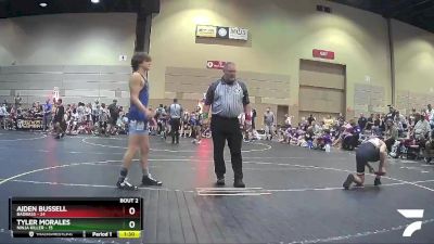 135 lbs Round 1 (4 Team) - Aiden Bussell, BadBass vs Tyler Morales, Ninja Killer