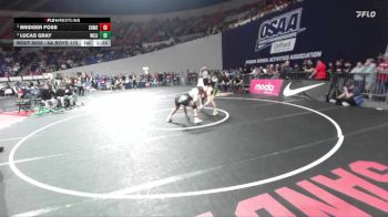 6A Boys 175 lbs Semifinal - Bridger Foss, South Medford Boys vs Lucas Gray, West Linn Boys