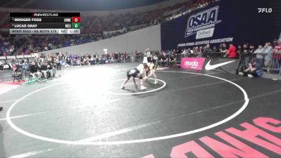 6A Boys 175 lbs Semifinal - Bridger Foss, South Medford Boys vs Lucas Gray, West Linn Boys