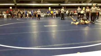 95 lbs Consolation - Austin Bernash, Kiski Area vs Nathan Klingensmith, Norwin
