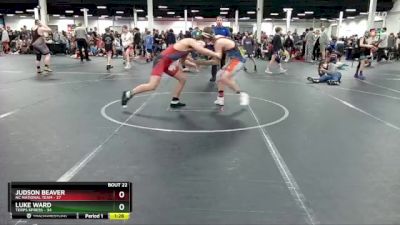 160 lbs Round 6 (8 Team) - Luke Ward, Terps Xpress vs Judson Beaver, NC National Team