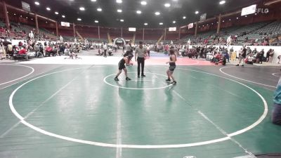 100 lbs Consolation - Avryanna Martinez, Bad Cat Wrestling Club vs Marcos Sanchez, New Mexico Punishers