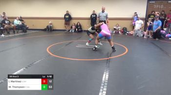 112 lbs Rr Rnd 3 - Isabella Martinez, OMP Girls vs Makenna Thompson, Valkyrie Girls WC Pink