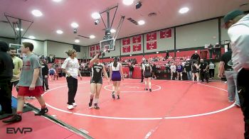 110 lbs Consi Of 8 #1 - Kynlee Whisenhunt, Mannford vs Tinsley Johnson, Bristow