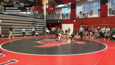 106 lbs 1st Place Match - Abe Heysinger, Dubuque Hempstead vs Thayer Hagstrom, Cedar Rapids Kennedy