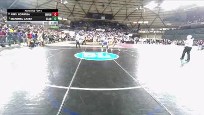 Boys 3A 138 lbs Semifinal - Emanuel Cater, Silas vs Abel Noriega, Kennewick