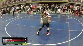 120 lbs 1st Place Match - Kaelyn Alleman, Wasatch WC vs Fenix Fischer, WESTLAKE