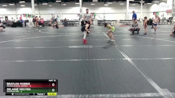 52 lbs Round 3 - Braylon Morris, Wilson School District vs Delainie Nguyen, Headhunters