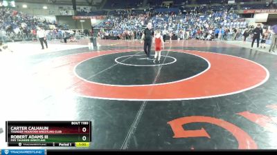 71 lbs Cons. Round 2 - Carter Calhaun, Thunder Mountain Wrestling Club vs Robert Adams Iii, Fife Thunder Wrestling