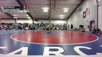 138 lbs Champ. Round 2 - Micheal Raehal-Snell, Kelly Walsh vs Cruz Morales, Buffalo