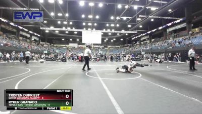 90 lbs Cons. Round 3 - Tristen Dupriest, SlyFox Wrestling Academy vs Ryker Granado, Topeka Blue Thunder Wrestling