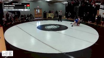 155 lbs. Champ. Round 2 - Halen Phillips, Francis Howell Central vs Annie Currie, Liberty