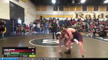 170 lbs Champ. Round 1 - Daniel Gurovich, Camarillo vs Jack Simons, El Modena