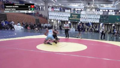 138 lbs Cons. Round 4 - Mason Olvera, Arroyo vs Adrian Tapia, Bonita Vista