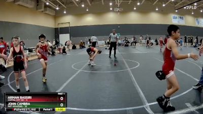 68 lbs Round 4 (10 Team) - Ryan Bassiri, Capital City WC vs Cameron Doroshenko, Mat Assassins