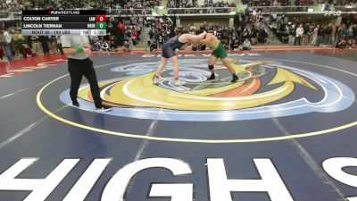 190 lbs Round Of 32 - Colton Carter, Lawrence vs Lincoln Tiernan, Bishop Hendricken