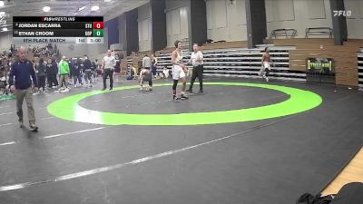 133 lbs 5th Place Match - Ethan Croom, University Of Pikeville vs Jordan Escarra, St. Thomas University