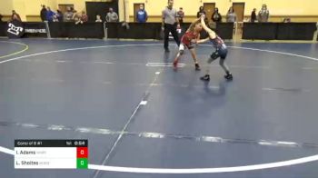 60 lbs Consolation - Isa Adams, Wheeling W.C. vs Leo Sholtes, Woodland Hills