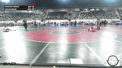 161 lbs Round Of 16 - Lilly Costa, Tulsa Union Girls vs Paiden Swain, Del City Middle School