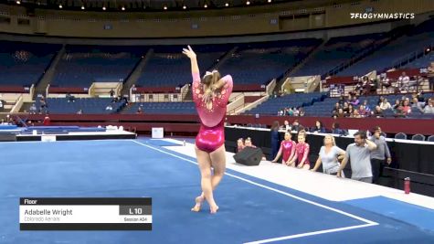 Adabelle Wright - Floor, Colorado Aerials - 2020 Metroplex Challenge