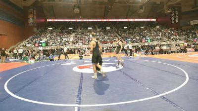 4A-150 lbs Champ. Round 1 - Logan Tjepkes, Central vs Blake Edwards, Thunder Basin High School