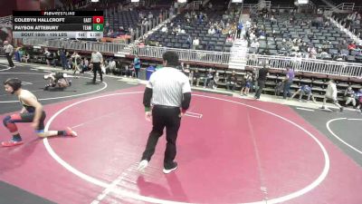 106 lbs Round Of 16 - Colebyn Hallcroft, Eastside United vs Payson Attebury, Team Grand Valley Elite