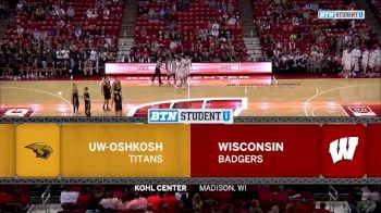 2018 UW-Oshkosh vs Wisconsin | Big Ten Men's Basketball