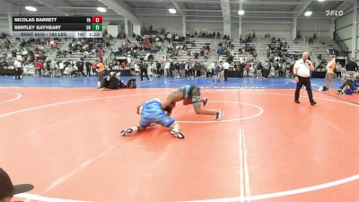 160 lbs 7th Place - Nicolas Barrett, VA vs Bentley Gayheart, OH