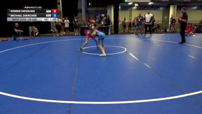 75 lbs Quarters - Korbin Kiessling, Rampage Wrestling vs Michael Zuercher, Ohio Crazy Goats Wrestling