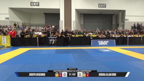 Joshua Allan King vs Joseph DeGeorge 2025 World Master IBJJF Jiu-Jitsu Championship