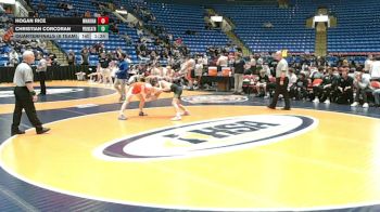 113 lbs Quarterfinals (8 Team) - Hogan Rice, Woodstock (Marian) vs Christian Corcoran, New Lenox (Providence Catholic)
