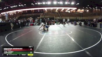 126 lbs Semifinal - Sebastian Degennaro, Jensen Beach vs Cael Kusky, Lovett School