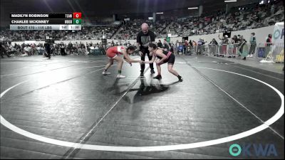 115 lbs Rr Rnd 5 - Madilyn Robinson, Team Nomad vs Chanlee McKinney, Woodland Wrestling Club