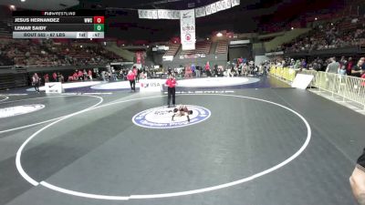 67 lbs Cons. Sub-rd Of 16 - Jesus Hernandez, Wasco Wrestling Club vs Lemar Saidy