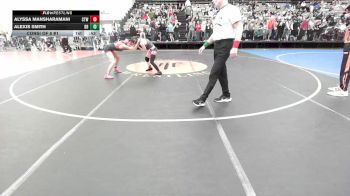 102 lbs Consi Of 8 #1 - Alyssa Mansharamani, Cordoba Trained vs Alexis Smith, Dover Bandits