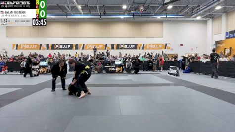 Zachary Greenberg vs Dylan Robinson 2026 PBJJF Pan American Jiu-Jitsu Championships