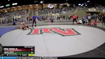 106 lbs Cons. Round 3 - Rene Torres Jr, Victory Wrestling-Central WA vs Owen Hoyt, West Albany Mat Club