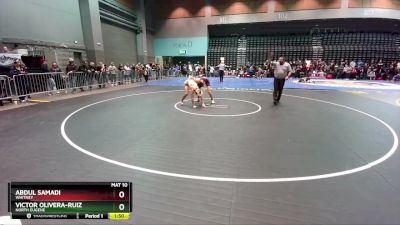 120 lbs Champ. Round 2 - Victor Olivera-Ruiz, North Eugene vs Abdul Samadi, Whitney