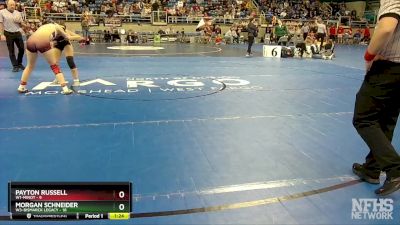 136 lbs Semis & 1st Wrestleback - Payton Russell, W1-Minot vs Morgan Schneider, W3-Bismarck Legacy