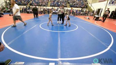 55 lbs Round Of 32 - Easton Bunce, Wyandotte Youth Wrestling vs Jazz Hoffman, R.A.W.